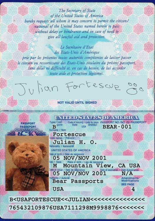 Julian's Passport